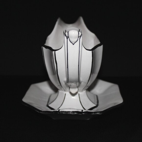 Antique German Gravy Boat | Steingutfabrik Witteburg - Picture 3 of 13